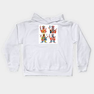 Mystical Shamanic Art, boho vibe pattern 6 Kids Hoodie